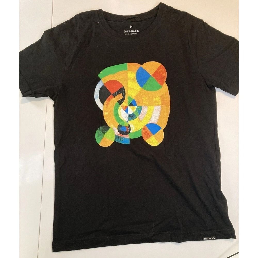 Graphic Tee Shirt Black Size Medium.